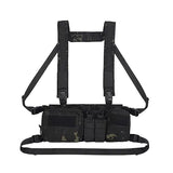 Tactical Chest Vest Rig Bag Field Training Vest Multifunctional Camouflage Strap with Multi-Pocket V1308-DSZKI-1007-4