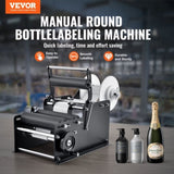 Manual Round Labeling Machine, 15-20pcs/min, Bottle Label Applicator for Round Bottles, Adjustable V952-SDYPTBJHSBDD2AX6YV0