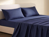 Giselle Double 500TC Cotton 4Pcs Sheet Set with 40cm Extra Deep Pocket for Thick Mattresses Sateen SHEETSETS-TC5-NB-D
