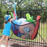 145x145CM Heavy Duty Pool Toy Storage Net Bag Adjustable Organizer V178-67044