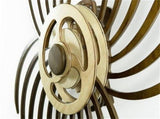 Creative Wooden Reversal Statue 3 Different Patterns Indoor Wall Decoration Wood Rotatable V1370-AZ4-05840