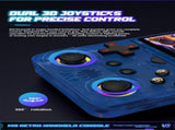 M9 Pocket Retro Video Game Handheld Console with Colorful RGB Light Joystickblack V1300-M9-BLACK