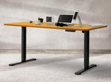 Levede Motorised Standing Desk Adjustable 140cm Natural 1000x 1MM DH4948-140S-BKNT