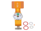 W21.8 Soda Carbonator Refill Adapter Professional High Accuracy CO2 Refill Adapter with Pressure V1294-YM0901-3113240187011