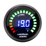52mm Air Fuel Ratio Digital AFR Display Narrowband O2 Oxygen Sensor 0258006028 Smoked Car V1370-AZ4-07761