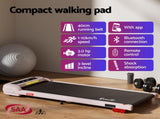Everfit Treadmill Electric Walking Pad with Incline Under Desk Home Gym Pink TMILL-400-INC-PK