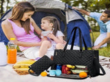15.6 Inch 2-in-1 Insulated Leak-Proof Cooler Laptop Bag and Handbag, Black V1188-MS-325-0145