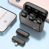 Wireless Lavalier Microphone Set 2.4G Wireless Instant Connection, DSP Smart Noise Reduction, V1232-WXLJMKF001