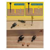 Woodworking Projects 16-Piece Countersink Drill Bit Set with Storage Box, Adjustable Depth, Hex V1366-AZ2-W-14420