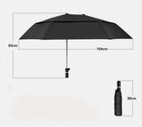 Bicycle Umbrella, Foldable offset umbrella, Double umbrella, for sunny or rainy days, With umbrella V1189-LC-HW-00197