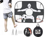 2 in 1 Portable Foldable Soccer Goal with Detachable Target - Blue V1308-DSZKI-100-1