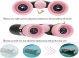 Pink Binoculars for Babies Compact Lightweight Outdoor Viewing Toy V1263-JX-4135