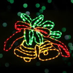 0.76M Christmas Lights 216 LED Bell Motif Light Decorations Jingle Jollys XMAS-MOT-D-BELL-MC