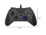 AG110 Game Joystick Vibration Ergonomic Design No Delay Wired Connection Non-slip Game Control V1263-JX-1057