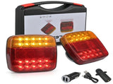 Magnetic Trailer Lights, Rechargeable LED Trailer Light Kit with Strong Magnetic Base, Waterproof V1366-AZ2-W-18271