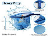 Pool Skimmer Net, Swimming Pool Leaf Skimmer Net,Heavy Duty 20" Pool Skimmer Net, Heavy Duty Leaf V1192-AZ-W-12142