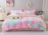 Tie Dye Avignon Botanical Quilt / Doona / Duvet Cover set V745-AQ030115K3