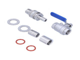 Weldless Kettle Valve Kit 1/2in BSP Ball Valve Quick Connector Bulkhead Assembly V1294-YM0721-3118210078511