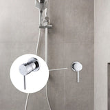 Single Round Shower Bath Mixer Tap Bathroom WATERMARK Approved V63-847921