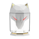Desktop Humidifier with Cool Ambiance Light Wolf Shape 650ml Large Capacity Silent Air Purifier for V1294-YM0901-3113240172211