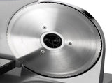 Electric Food Slicer with 190mm Stainless Steel Blade, Adjustable Thickness 0-15mm, Easy-Clean V1341-ZY-XJ89HHEZ-SILVER