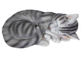 Desktop Decor,Garden Sleeping Cat Statue Garden Collection Resin and Stone Decorative Garden V1192-AZ-W-28033