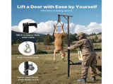 Truck Hitch Game Hoist, 600 lbs Load Capacity, Hunting Deer Hoist with 2-inch Receiver, 360-Degree V952-KCSSLSHL600LDZE1M001V0