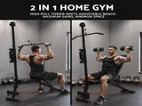 Everfit Adjustable Weight Bench Foldable Multi-Function Weight Bench FIT-M-FID-PULL