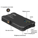 Portable Dual-Temperature Pocket Fill Light With 180 Leds For Mobile Photography PRL-59361060DBT