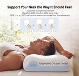 Cervical Neck Pillow - Memory Foam Pillows for Ergonomic Orthopedic Pillow for Neck Pain Relief, V1107-115-31919