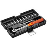 VEVOR Click Torque Wrench Set 1/4 Inch Drive 20-200lbf-in /2.3-22.6N.m Orange V952-DJSNLBS20200ODQERV0