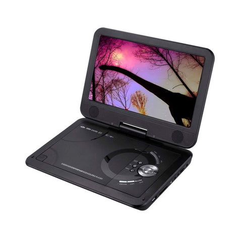 10.1" Portable DVD Player w/ 270-Degrees Swivel-Screen & Rechargeable V196-PDVD1000