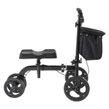 Folding Knee Scooter, Carbon Steel Steerable Knee Walker with Height-Adjustable Handlebar & Knee V952-XGZXQQ10H8SXT3HJ5V0
