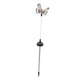 2 Pack Solar Lights LED Lawn Lights RGB Color Changing Outdoor Rainproof ABS Solar Powered Butterfly V1294-YM0901-3111250233311