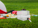 Outdoor Camping Water Carrier with Leakproof Tap Spigot, PC Material for Hiking, Travel, and V1369-AZ3-W-13183