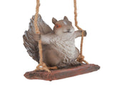 Hanging Squirrel Statues Garden Decor Cute Swing Squirrel Sculpture Outdoor Patio Ornament Animal V1294-YM0703-3111230084312