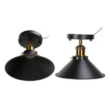 E27 Ceiling Light Industrial Black Wrought Iron Ceiling Lamp for Farm Kitchen Corridor 85240V V1294-YM0523-3119220032911