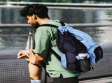 Mesh Drawstring Swimming Backpack Nylon Large Capacity for Women Adults Separated Compartments Wear V1192-AZ-W-21539