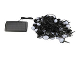 Solar Light String 50 Bulbs Cordless Decorative IP66 Waterproof Light String for Outdoor Yard Garden V1294-YM0901-3119240075411