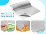 Amylove 1 Pcs 24'' x 48'' Aluminized Heat Shield Thermal Barrier Adhesive Backed Heat Blanket Wrap V1258-DP02-C-764