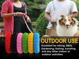 24 Packs Colorful Bracelets, Waterproof and Reusable with Nature Citronella, Lemongrass and V1192-AZ-W-17606