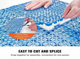 Modular Interlocking Cushion, 50 Pack 30 x 30 cm Splicing Mats, Soft PVC Interlocking V952-HZXSJDD1212YAA9J2V0
