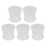 5pcs Orchid Pots with Holes Saucers Indoor Clear Plastic Plant Pot Set Optimal Drainage for Home V1294-YM0901-3111240151312