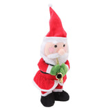 Electric Music Christmas Toy Doll 8 Songs Continuous Play Dancing Singing Glowing Swinging Plush Toy V1294-YM0718-3115220091911
