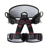 Climbing belts, Thicken Professional Half Body Safety Belt Climbing Gear for Tree Climbing, Fire V1192-AZ-W-2953