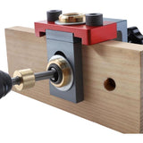Woodworking Drilling Locator, Round Dowel Connector, 1 Drill Guide, Hole Opening Jig Positioner for V1237-ZY-528-226
