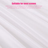 3x6m White Stage Curtain Backdrop V178-66768