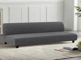100% Waterproof Armless Futon Cover, Sofa Cover Stretch Jacquard Couch for Futon, Dual Leakproof V1259-DP01-A-4464