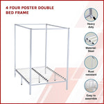 4 Four Poster Double Bed Frame V63-826581