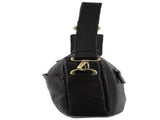 Pierre Cardin Croc-Embossed Leather Business 15" Laptop Computer Bag - Black V563-PC-3497-BLACK